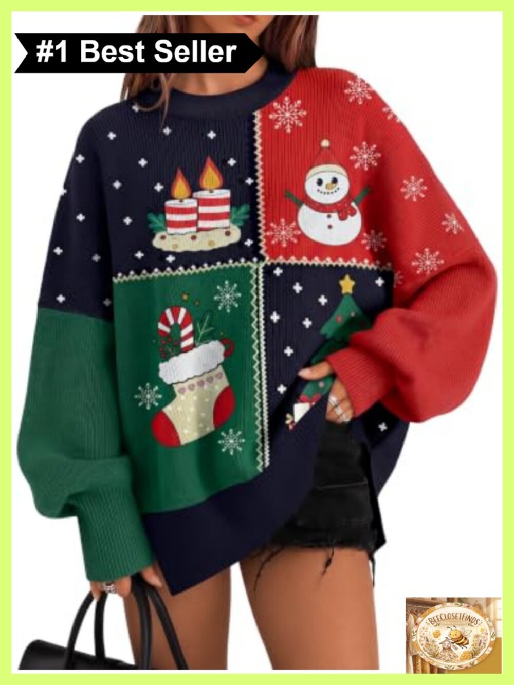 Oversized Crewneck Sweater Viscose Blend Long Sleeve Tunic Pullover Fall